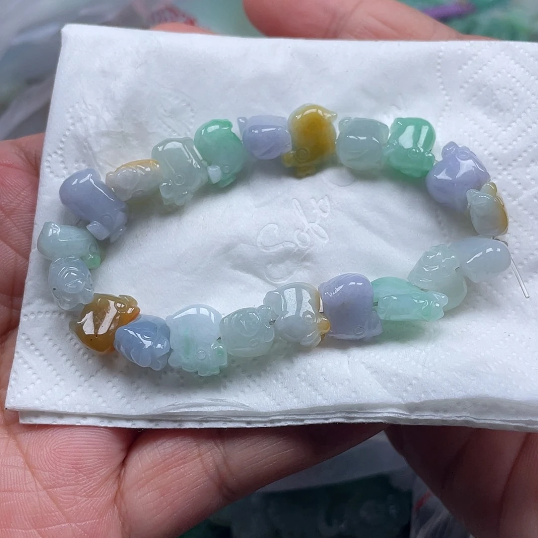 颈饰未镶嵌翡翠N***l翡玉缘翡翠