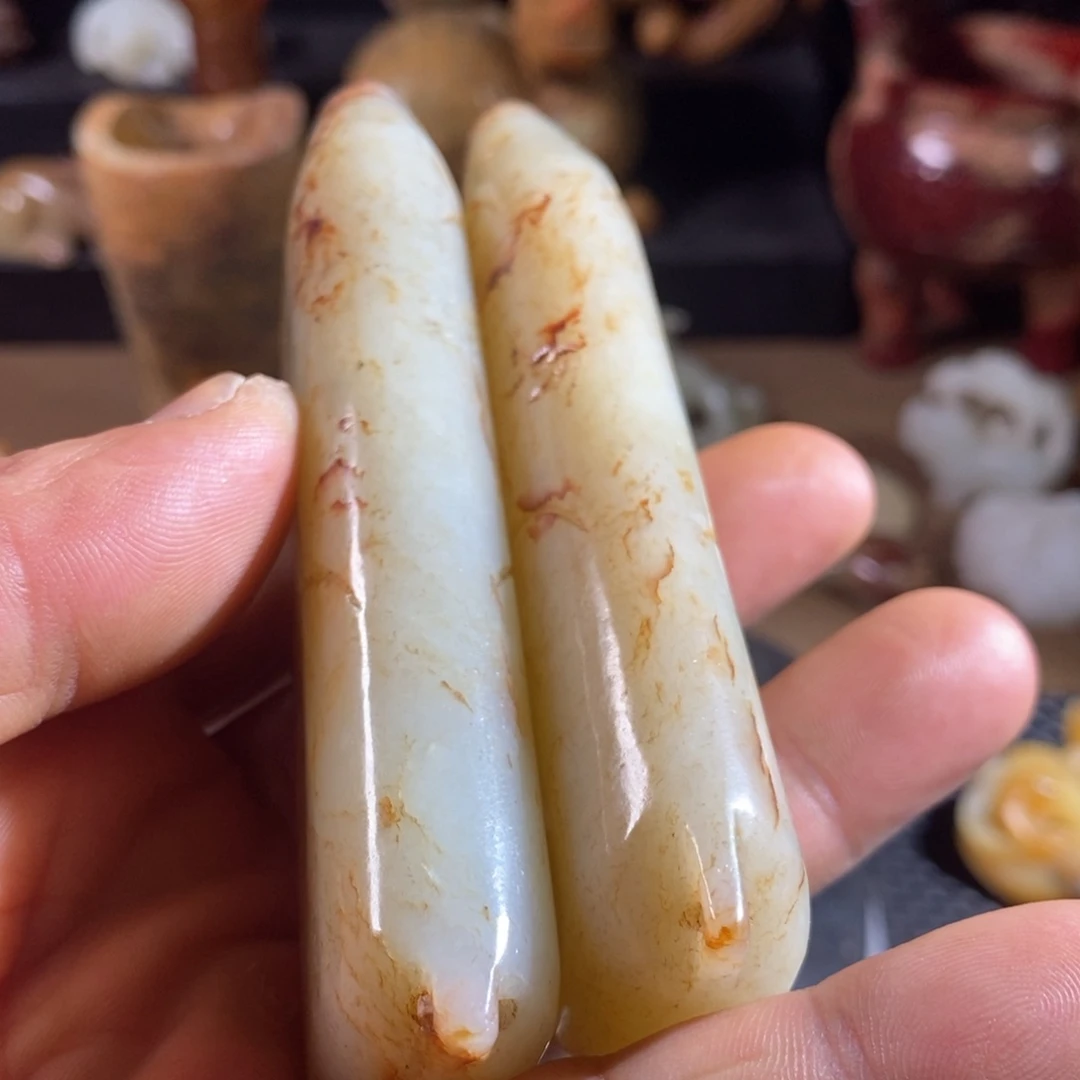 和田玉（糖玉）颈饰未镶嵌