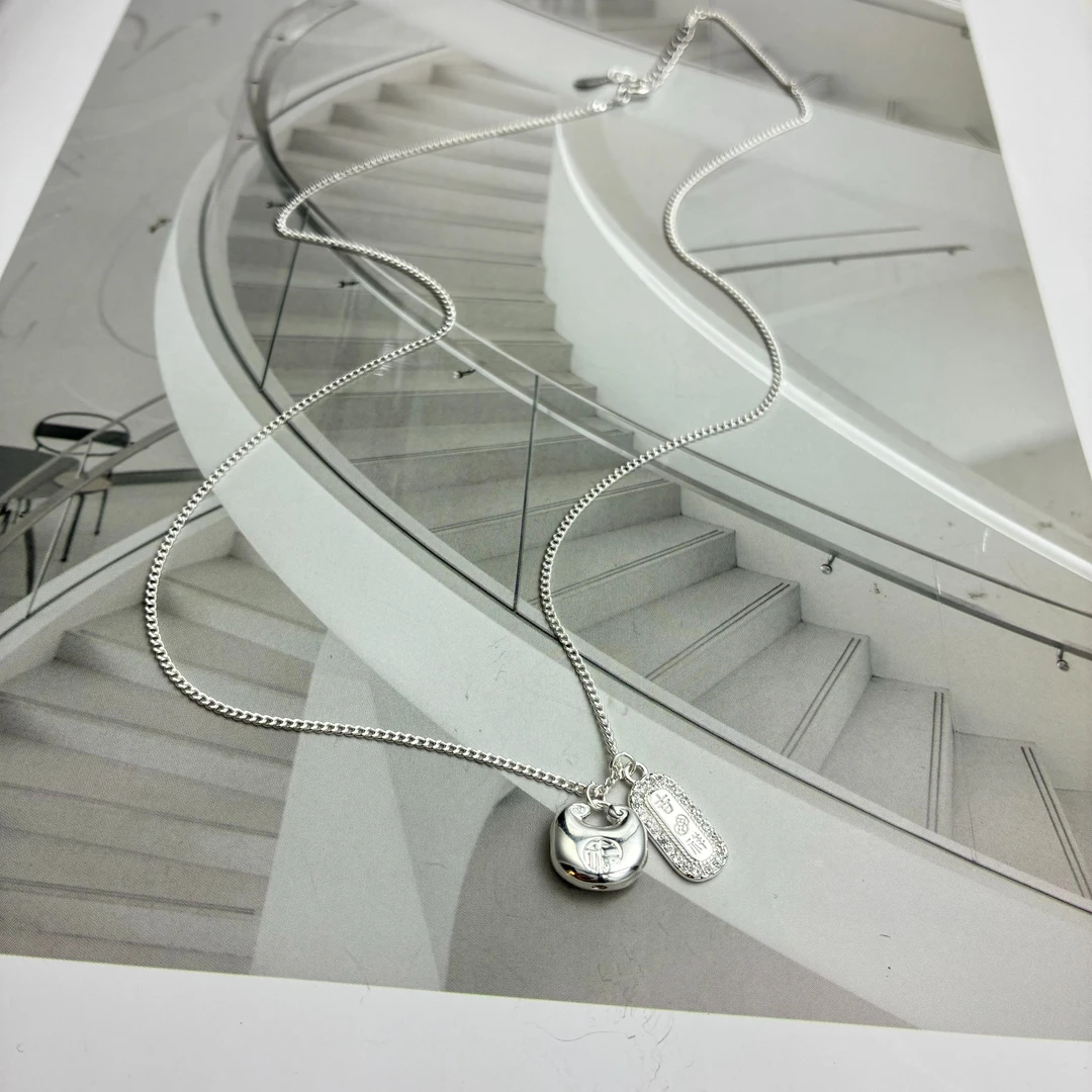 925银银制品 银套链【小北珠宝质检】ZJH147Z443多样性发一