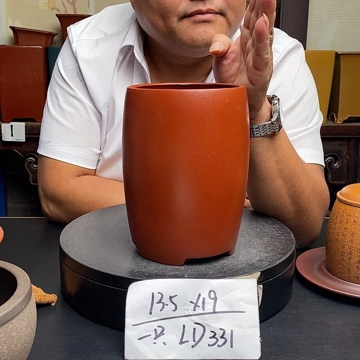 紫砂花盆货号一只LD331