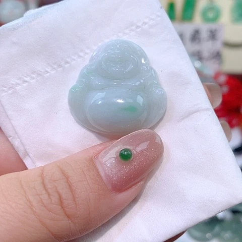 颈饰未镶嵌翡翠佛公