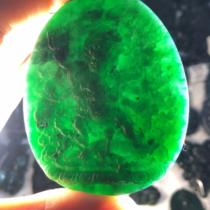 定制翡翠未镶嵌大黑天