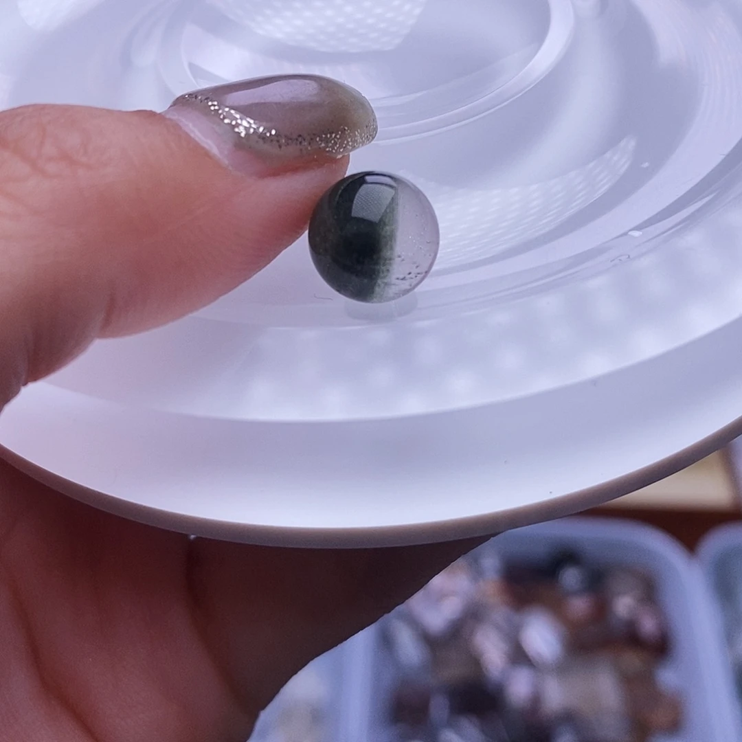 水晶天然水晶定制打孔不退换未镶嵌