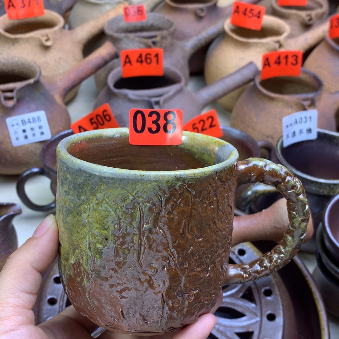 垂*者柴烧办公杯280毫升左右一物一拍