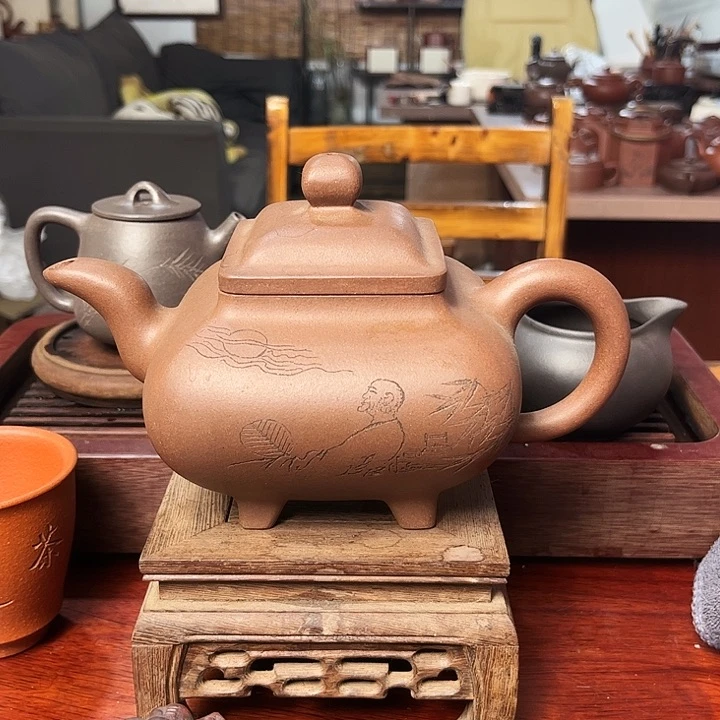 茶壶紫砂原矿全手工壶