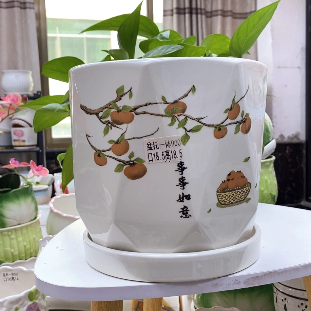@夏西陶瓷花盆@@5900