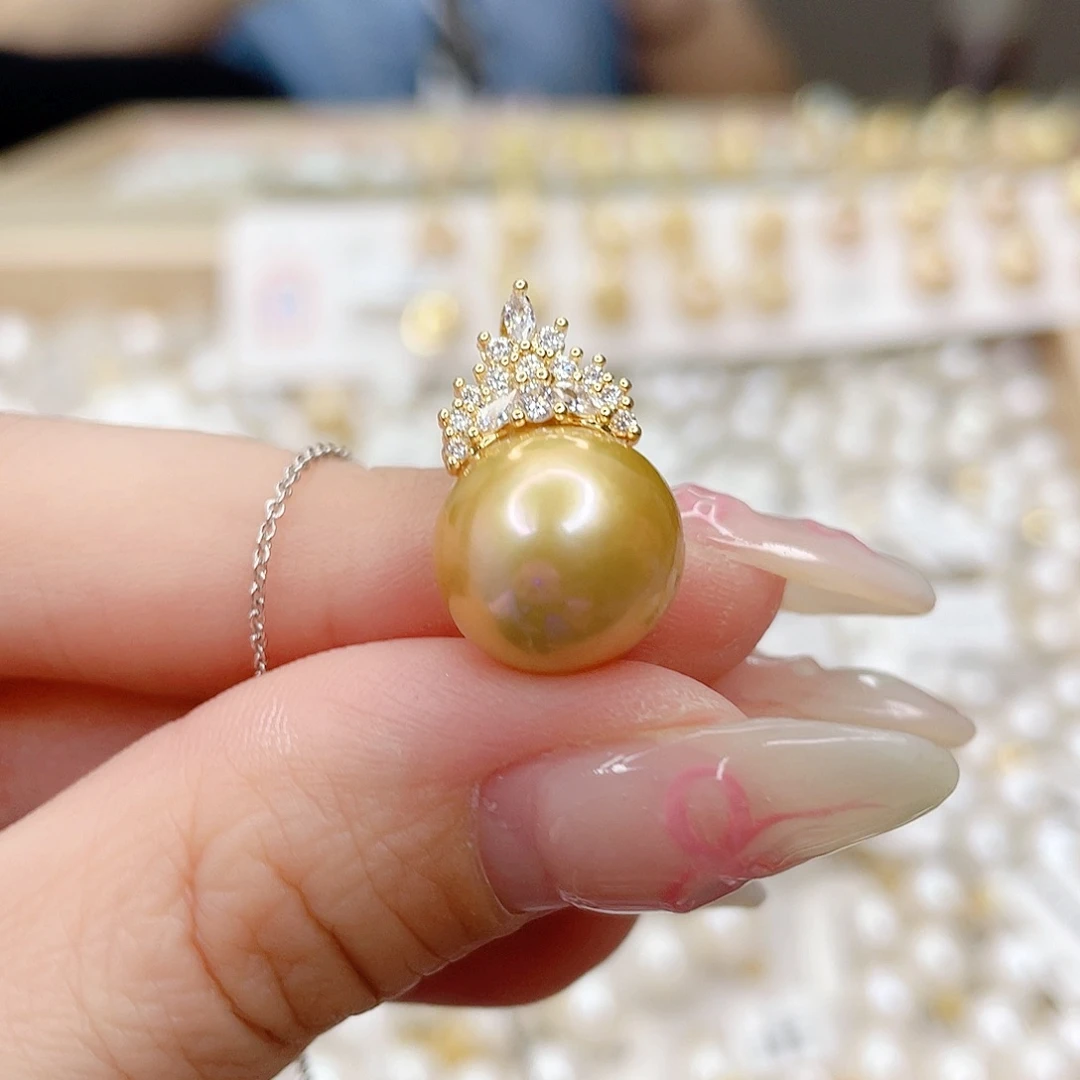 淡水珍珠合金吊坠(赠链)
