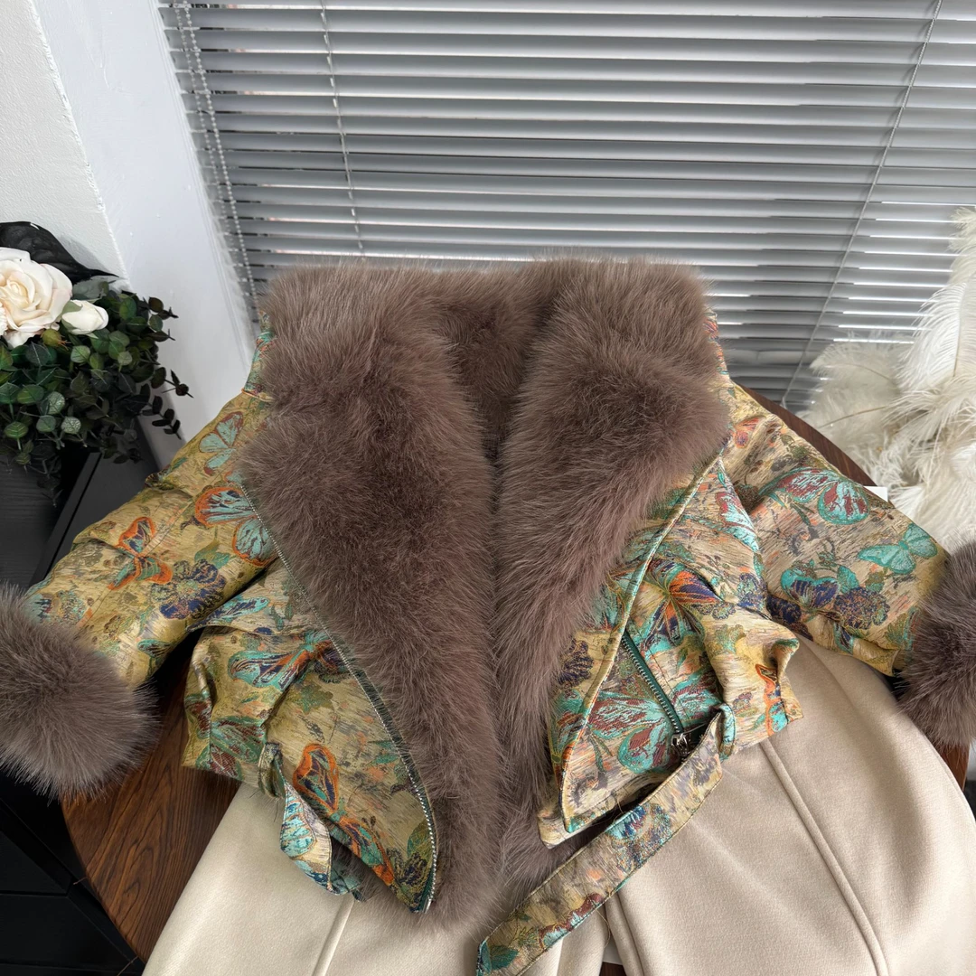 女童冬季毛毛外套加绒加厚2025冬季新款洋气时尚韩版夹克25466