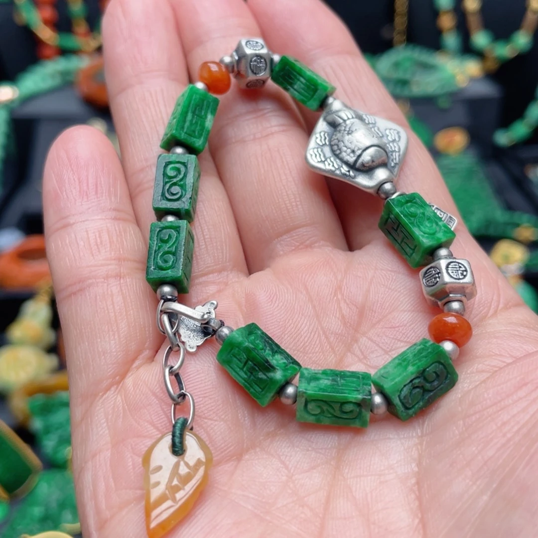 翡翠未镶嵌手链翡翠