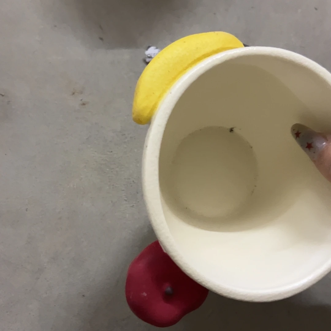 搪瓷正品香蕉苹果碗一个