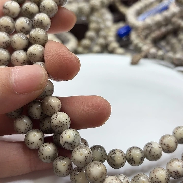星月菩提手串9龙蛋冰糖大留白