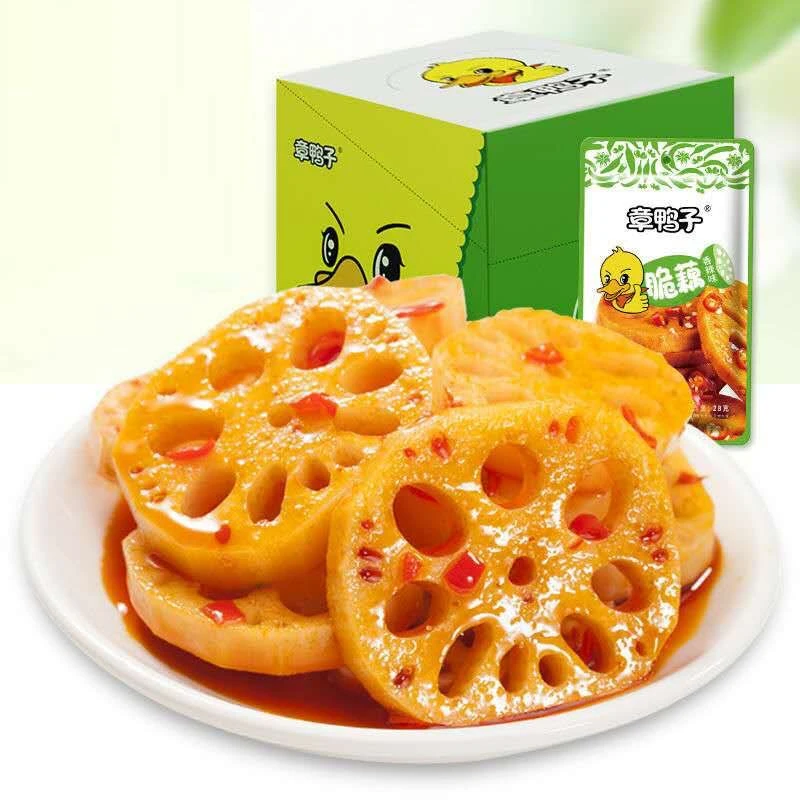 【章鸭子个人单】脆藕毛豆香辣味休闲解馋办公室网红休闲零食礼包