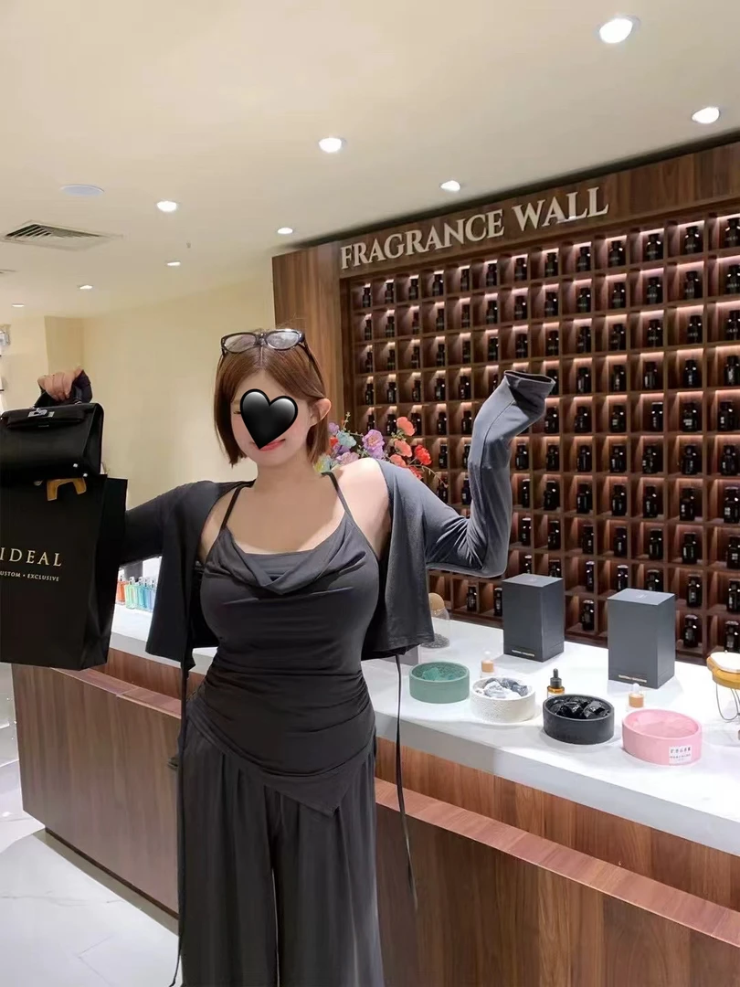 【丸子家】大码纯欲超弹超薄奶皮肤感!“冰美式三件套装”25116