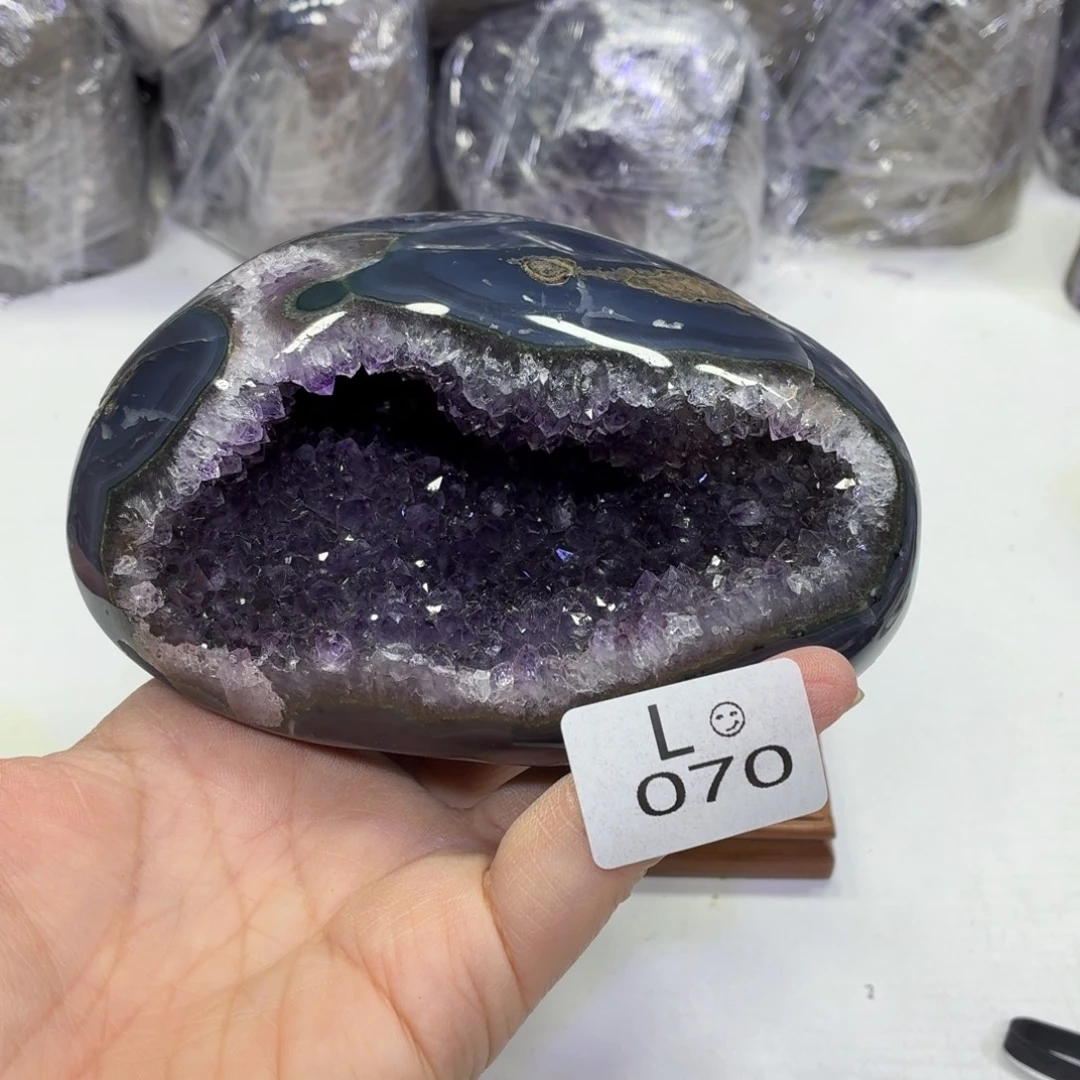 未镶嵌摆件水晶天然紫水晶