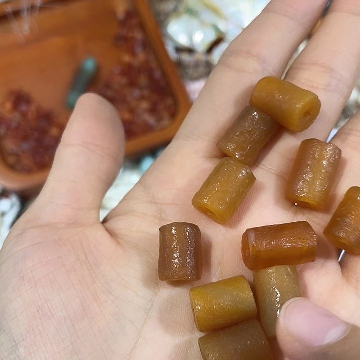 爱***鱼玛瑙/玉髓合金珠宝半成品3号打包