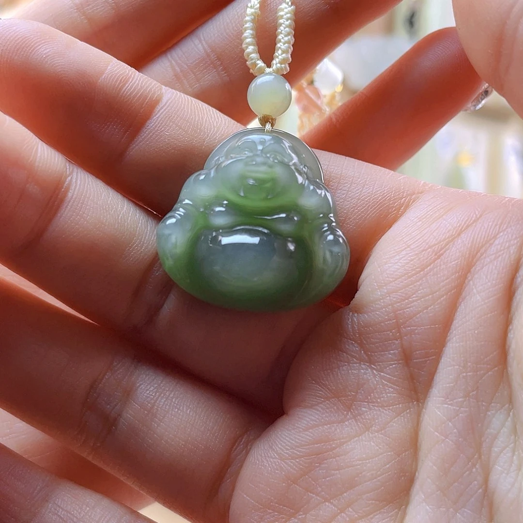 和田玉吊坠(赠链)未镶嵌丁*洛