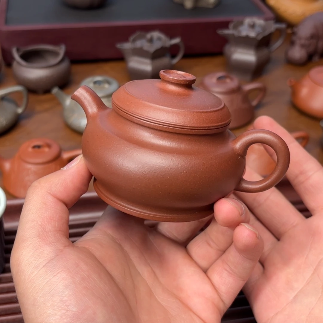 茶壶紫砂颂金160cc 底槽清花块