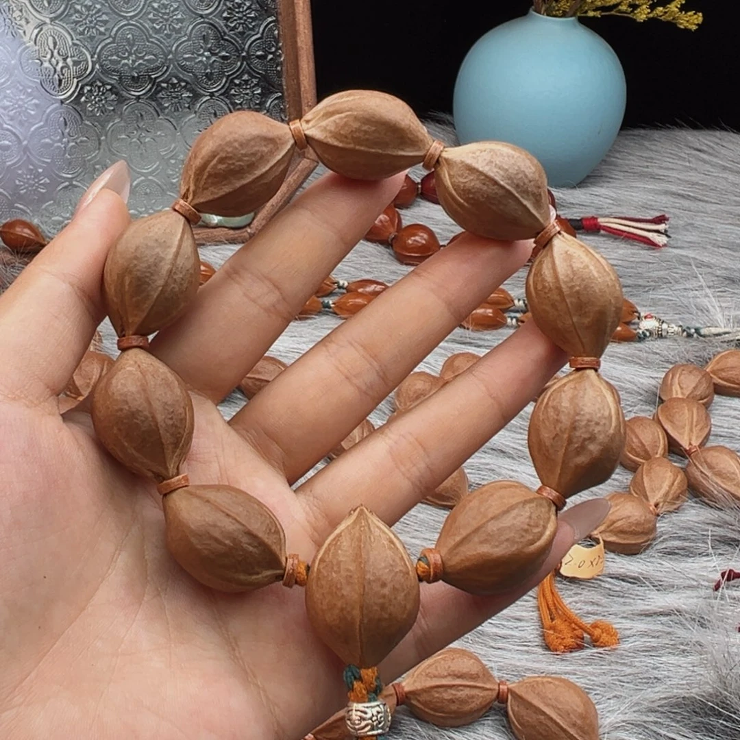 橄榄核手串梅林铁核19×27素串鲨鱼背