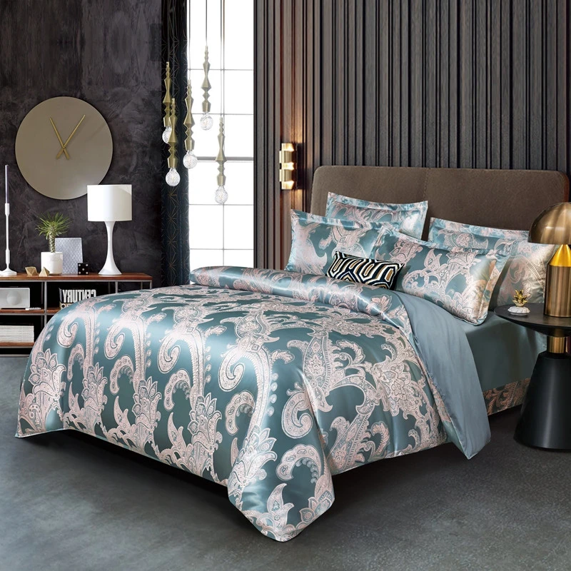 曼珠沙华   高端贡缎提花四件套 专柜撤柜清仓