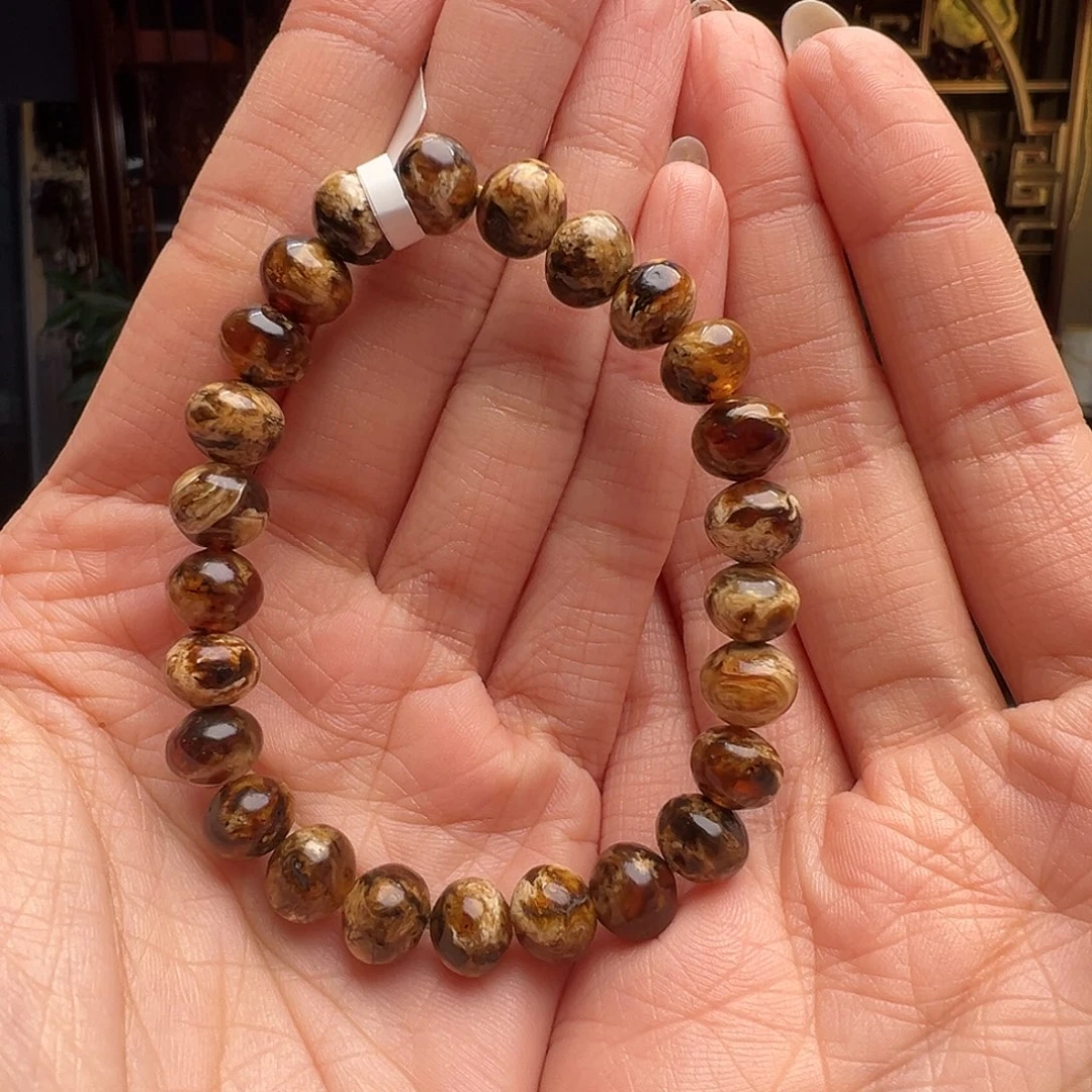 橘***鹿琥珀未镶嵌裸石抚顺琥珀10576八