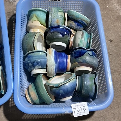 紫砂花盆018微瑕品口径6厘米左右尺寸