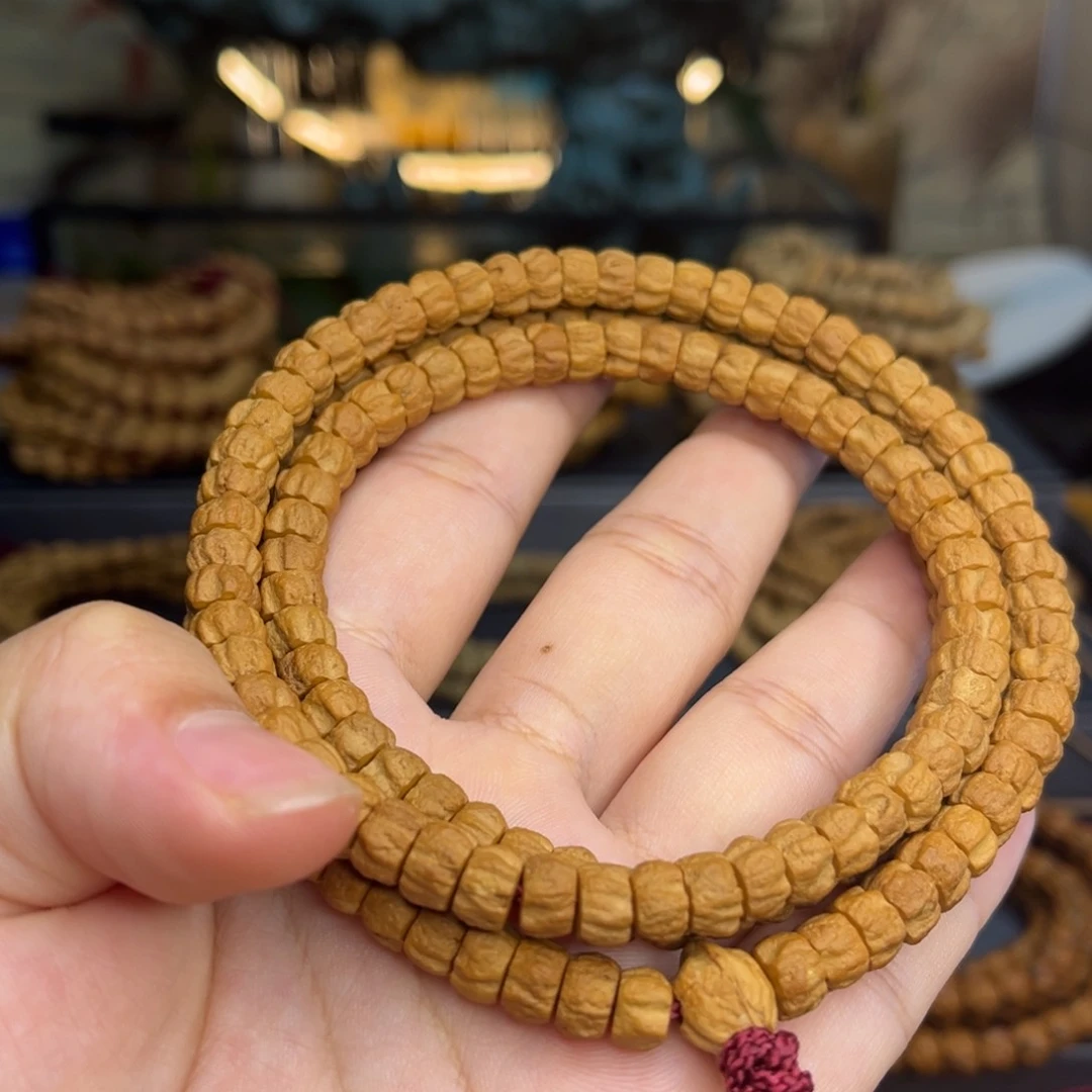 柏香籽/百香籽手串厚切药片