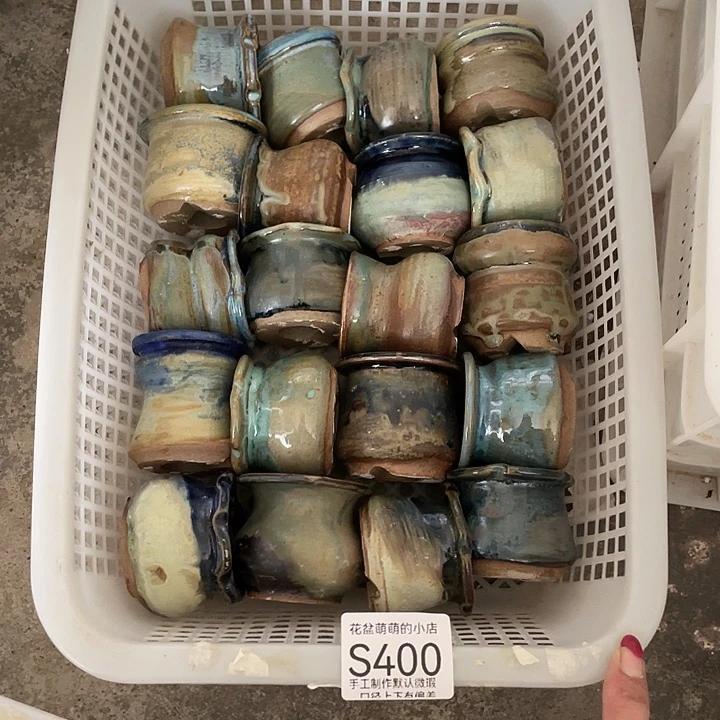 花盆紫砂400微瑕品口径4厘米左右的