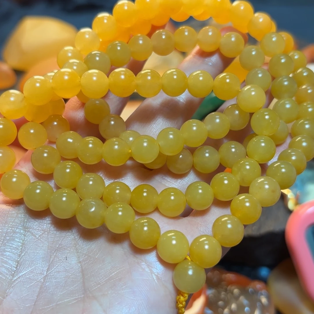 用***5石英岩玉手串未镶嵌