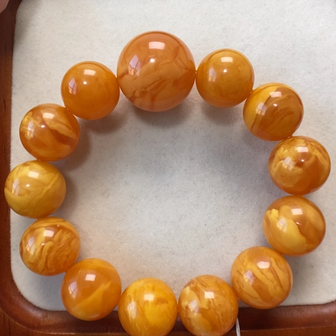 蜜蜡未镶嵌手串蜜蜡