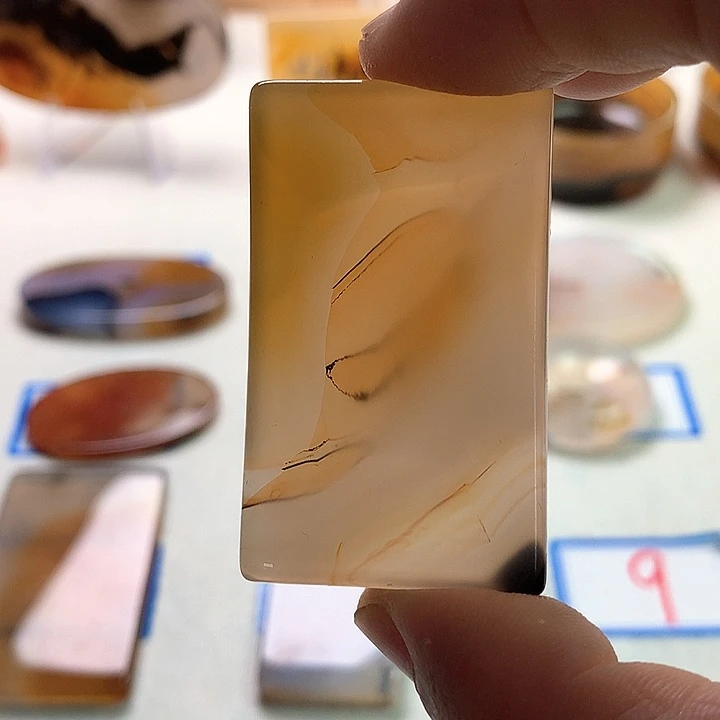 未镶嵌玛瑙/玉髓珠宝半成品