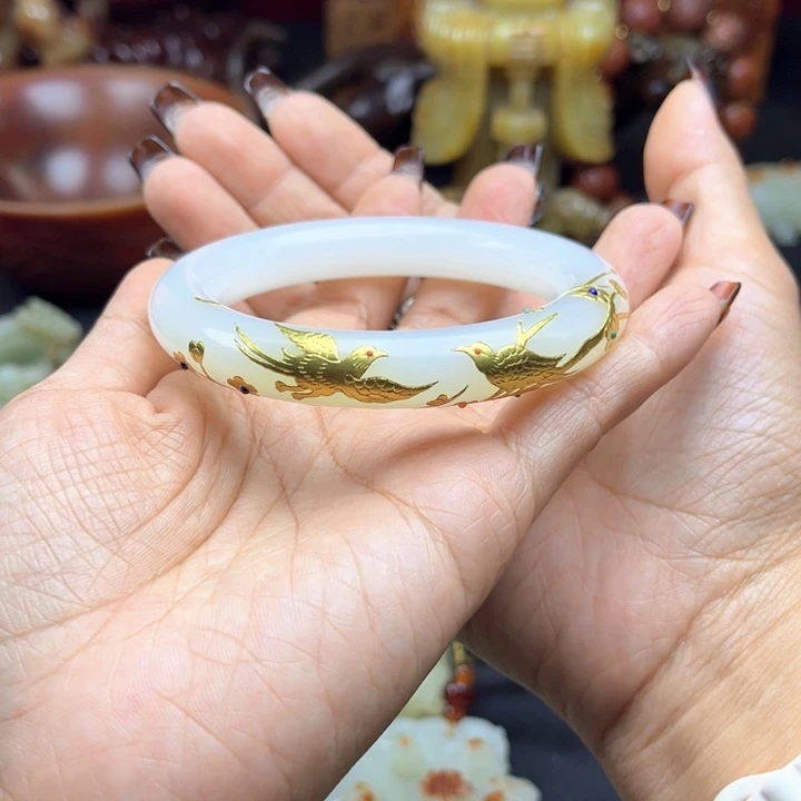 高***仁和田玉未镶嵌挂件