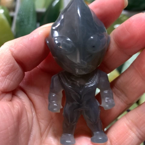 蛇纹石玉未镶嵌手把件