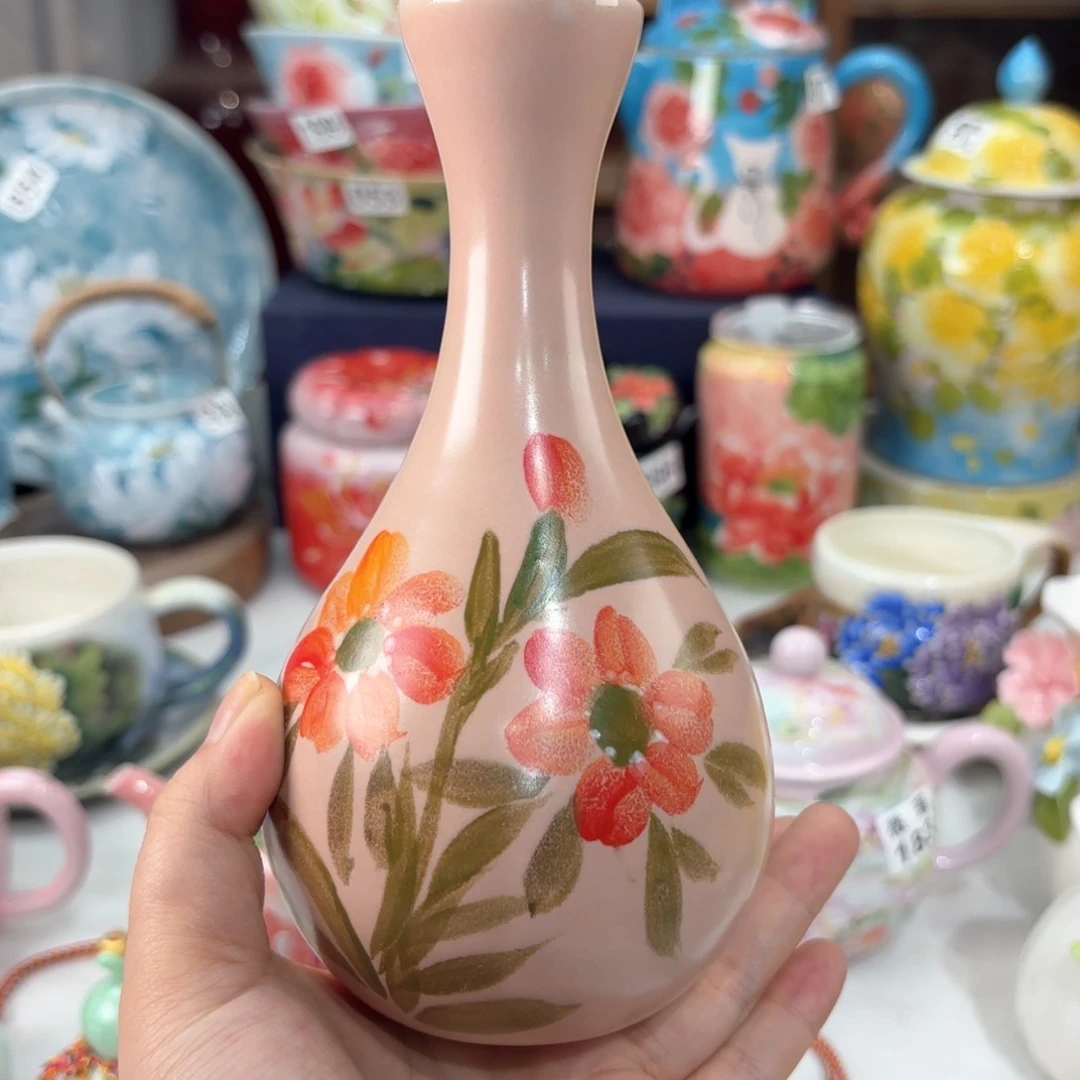 景德镇手绘高温釉下彩陶瓷茶具