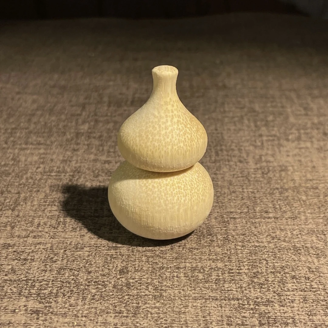 《葫芦》龙血丝竹实心竹手把件