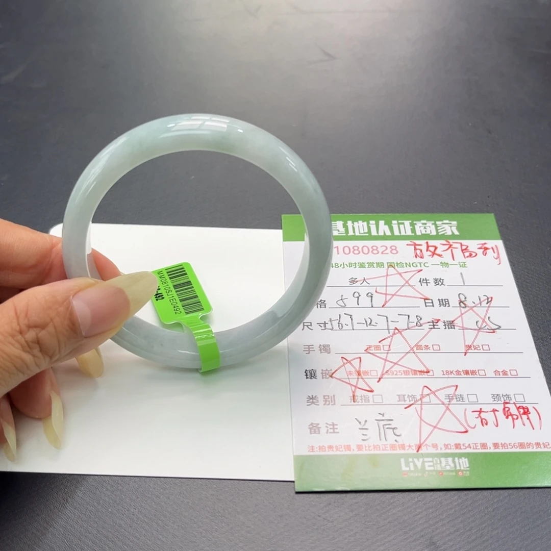 翡翠手镯未镶嵌多人