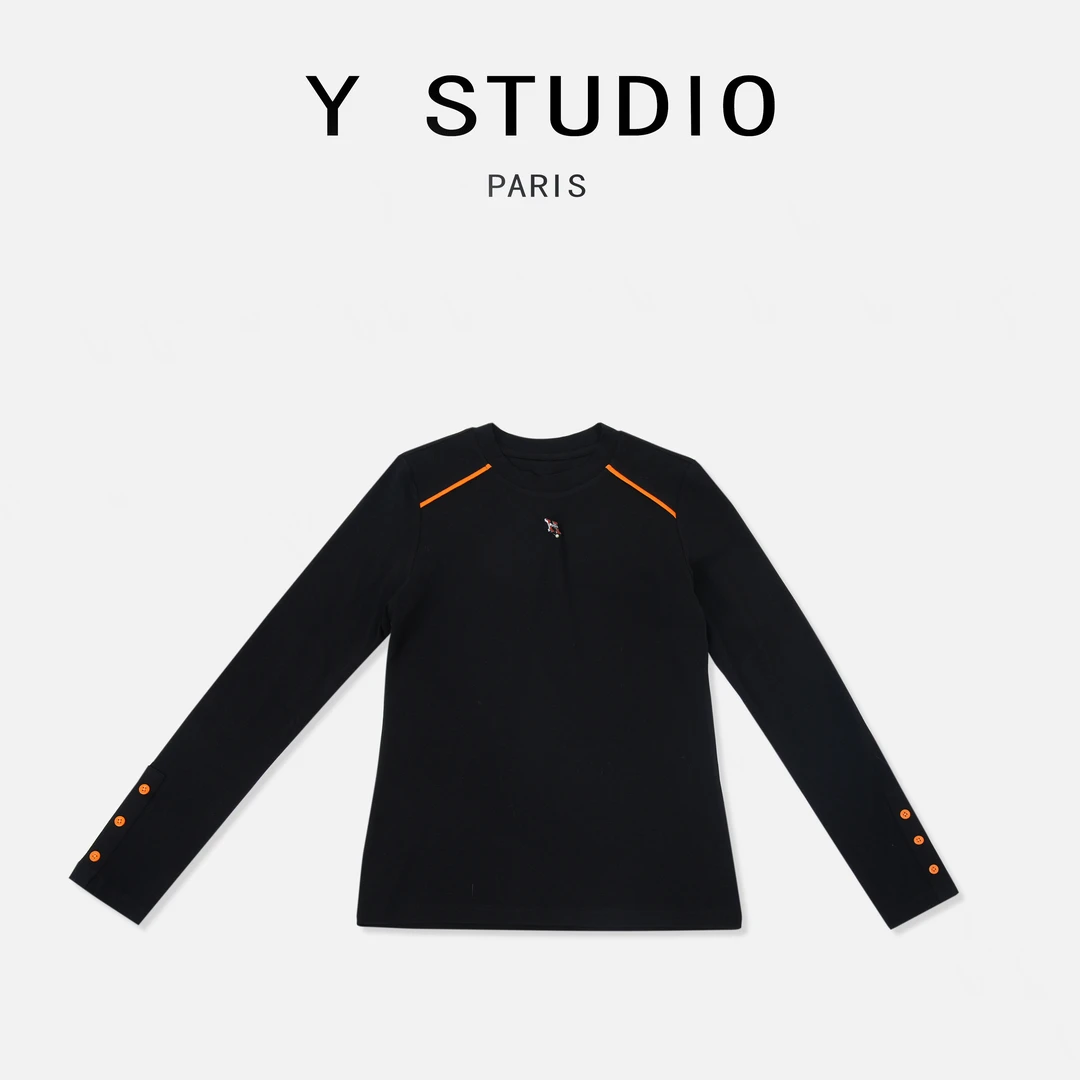 【大妮专属】（追溯时间）2025春季限定高街时尚气质百搭款长袖T恤