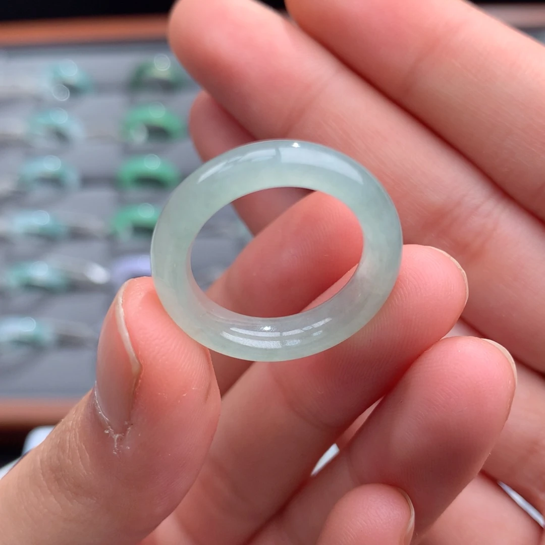 翡翠戒指未镶嵌天然15