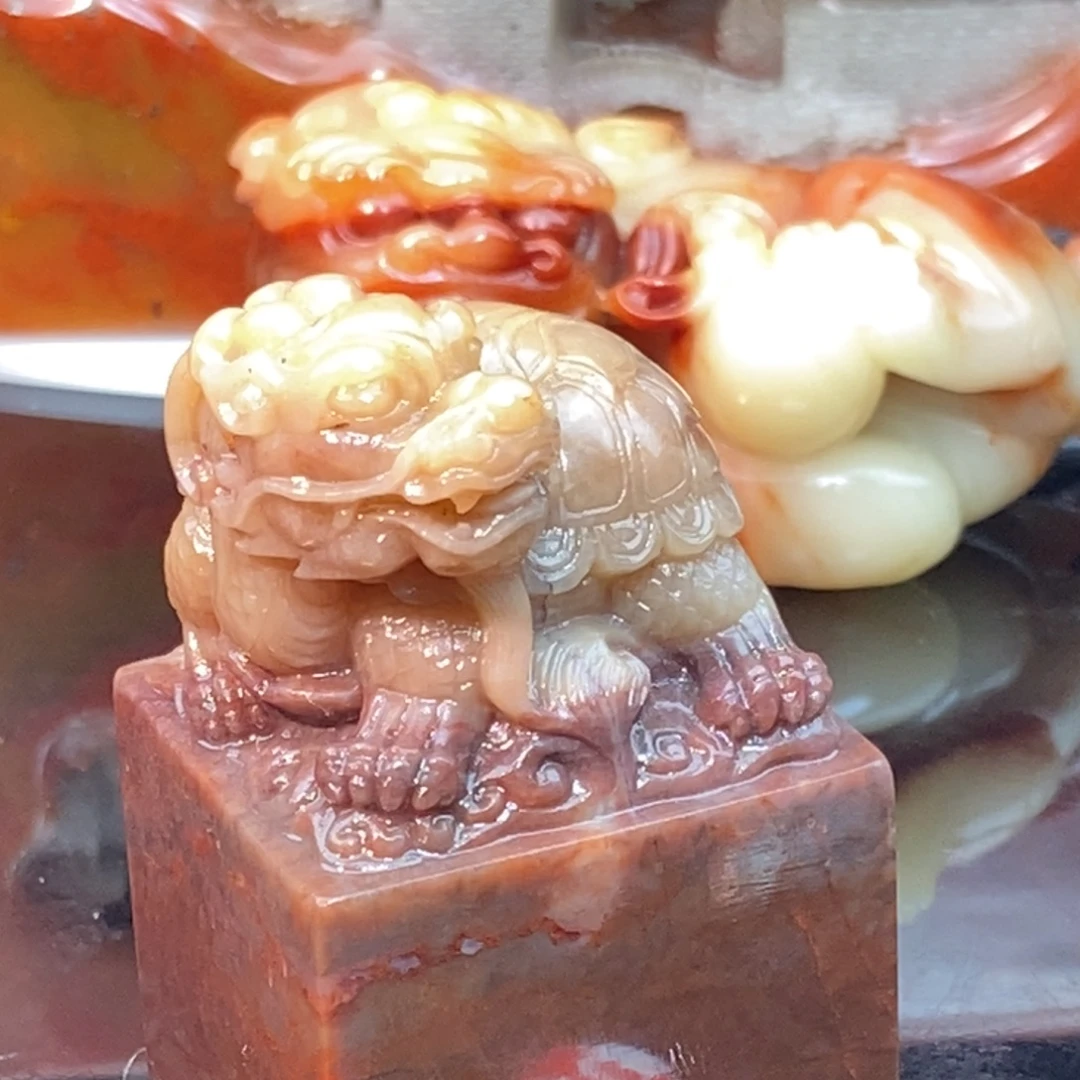 寿山石印石龙龟3.4/3.3/5.8