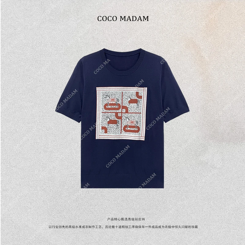 NIUNIU ·T-469 夏季新款圆领短袖T恤上衣