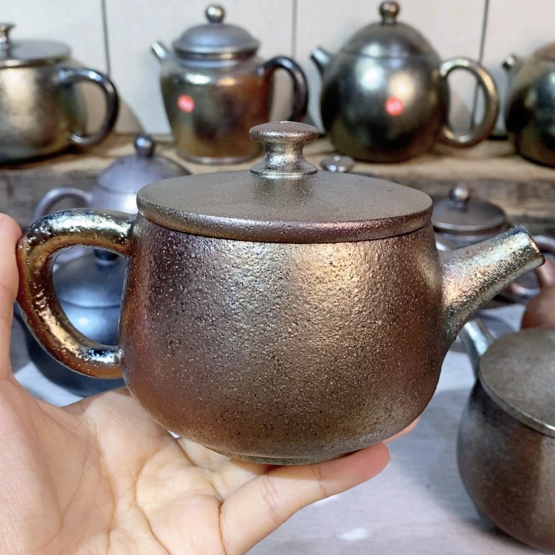 乐****云南建水紫陶柴烧壶