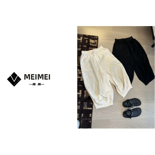 XMM.【醋酸灯笼裤】时尚休闲百搭醋酸灯笼裤夏季薄款宽松韩版-K6355