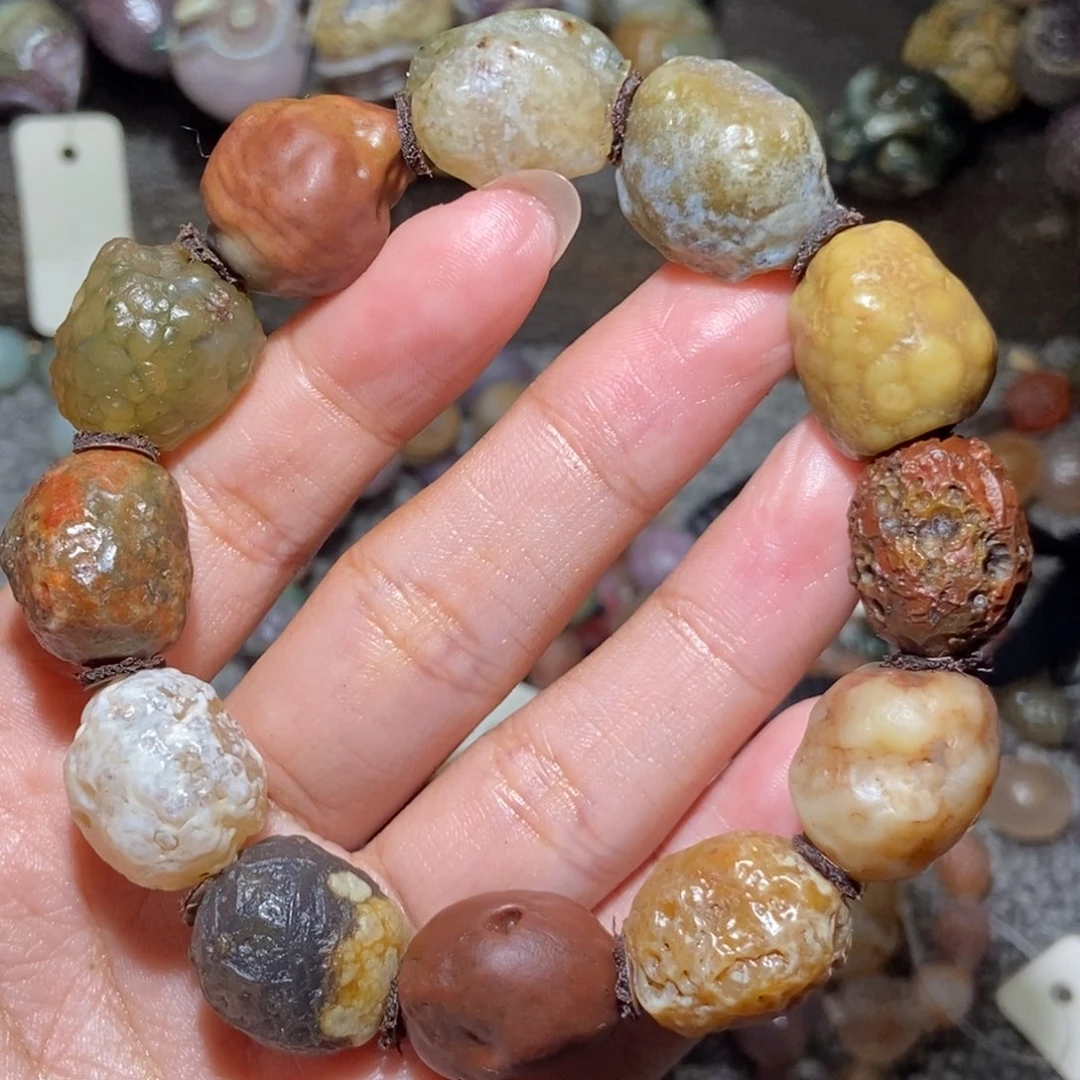 未镶嵌玛瑙/玉髓珠宝半成品