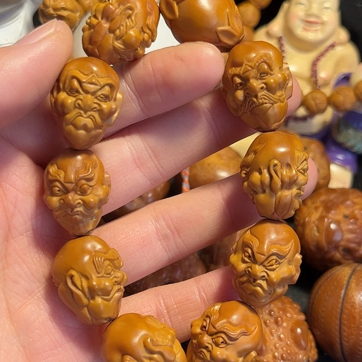 橄榄核手串/手链写实罗汉