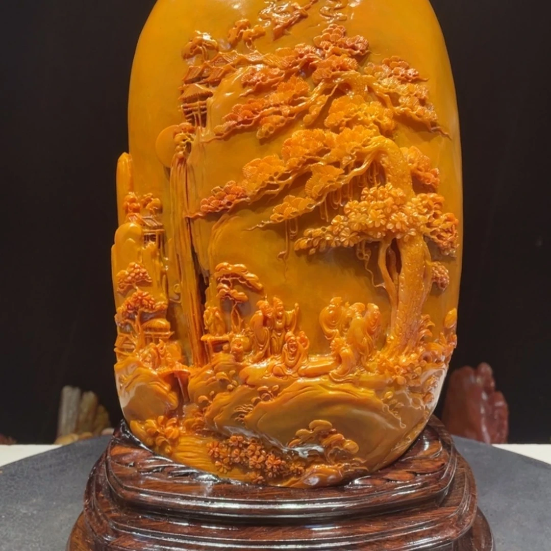 【闪购商品】寿山石用****8山水画作品欣赏