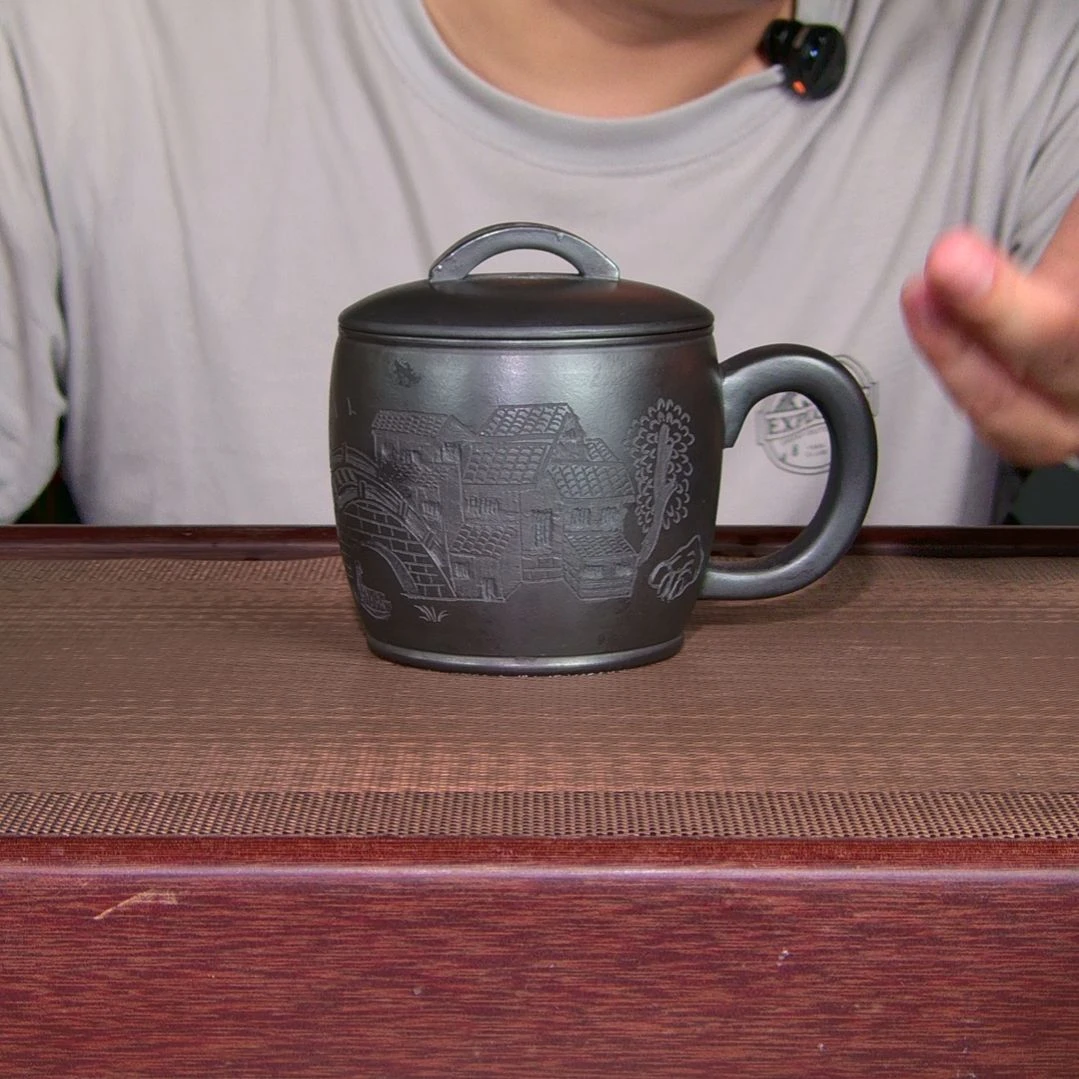 茶杯紫砂高货放漏