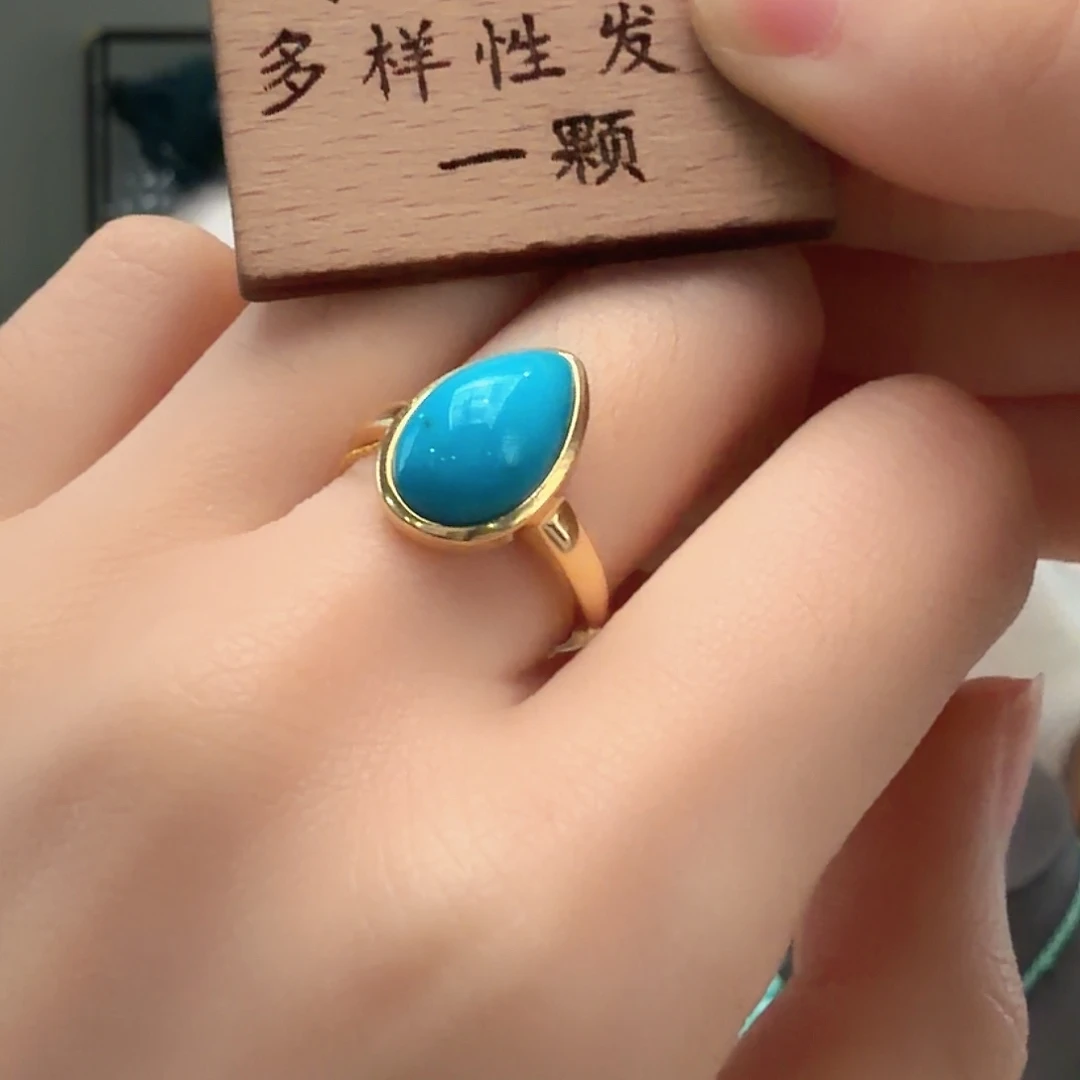 绿松石银S925镶嵌颈饰