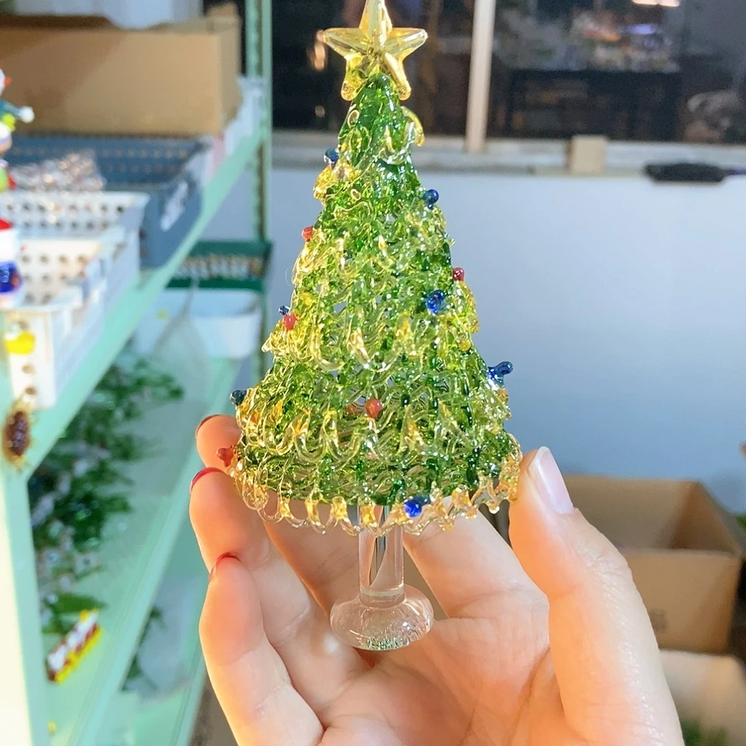 琉璃手工艺品绿金