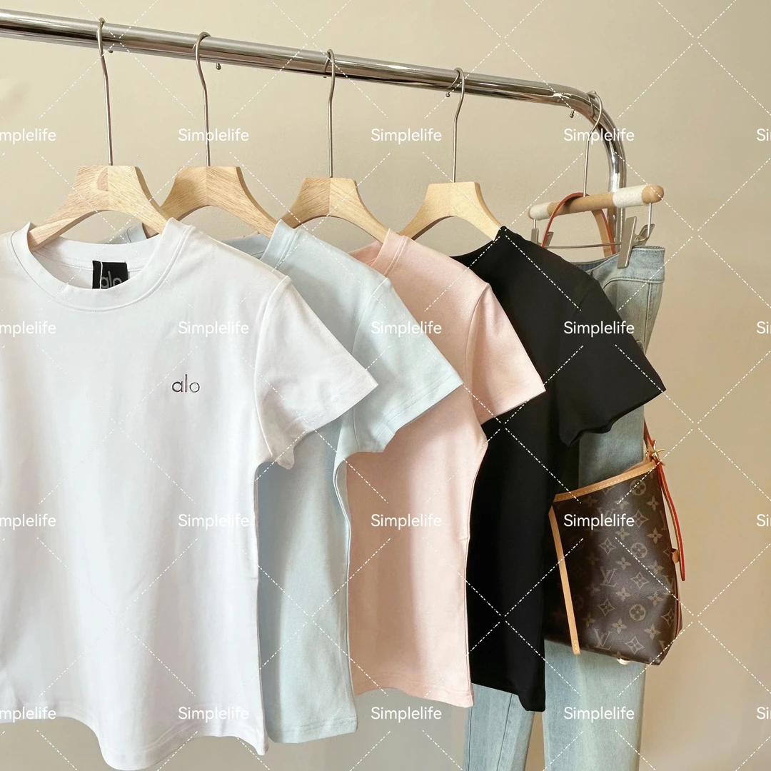 Simplelife-【匹马阿罗】四色匹马亲肤高ji感满满的自带腰线短袖