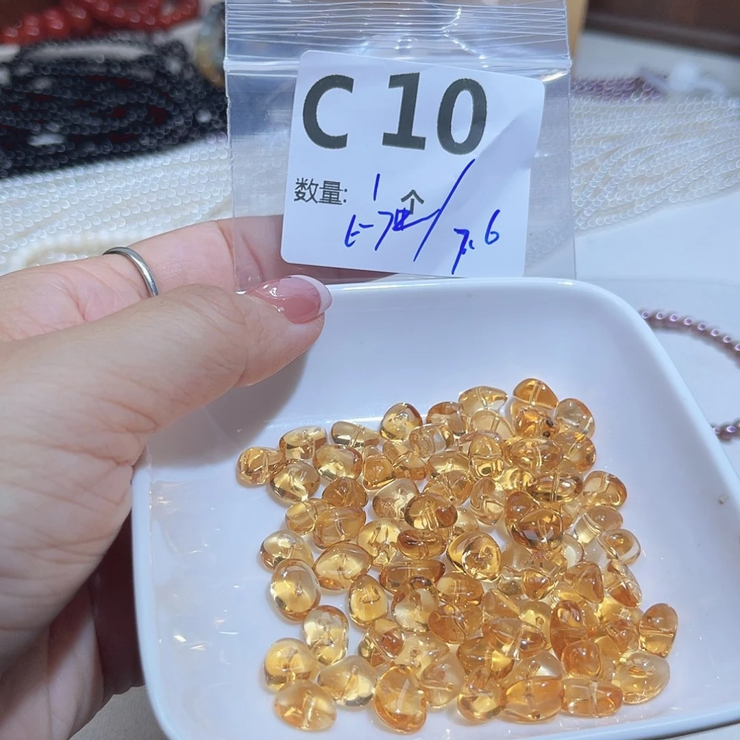 水晶珠宝半成品未镶嵌C10。