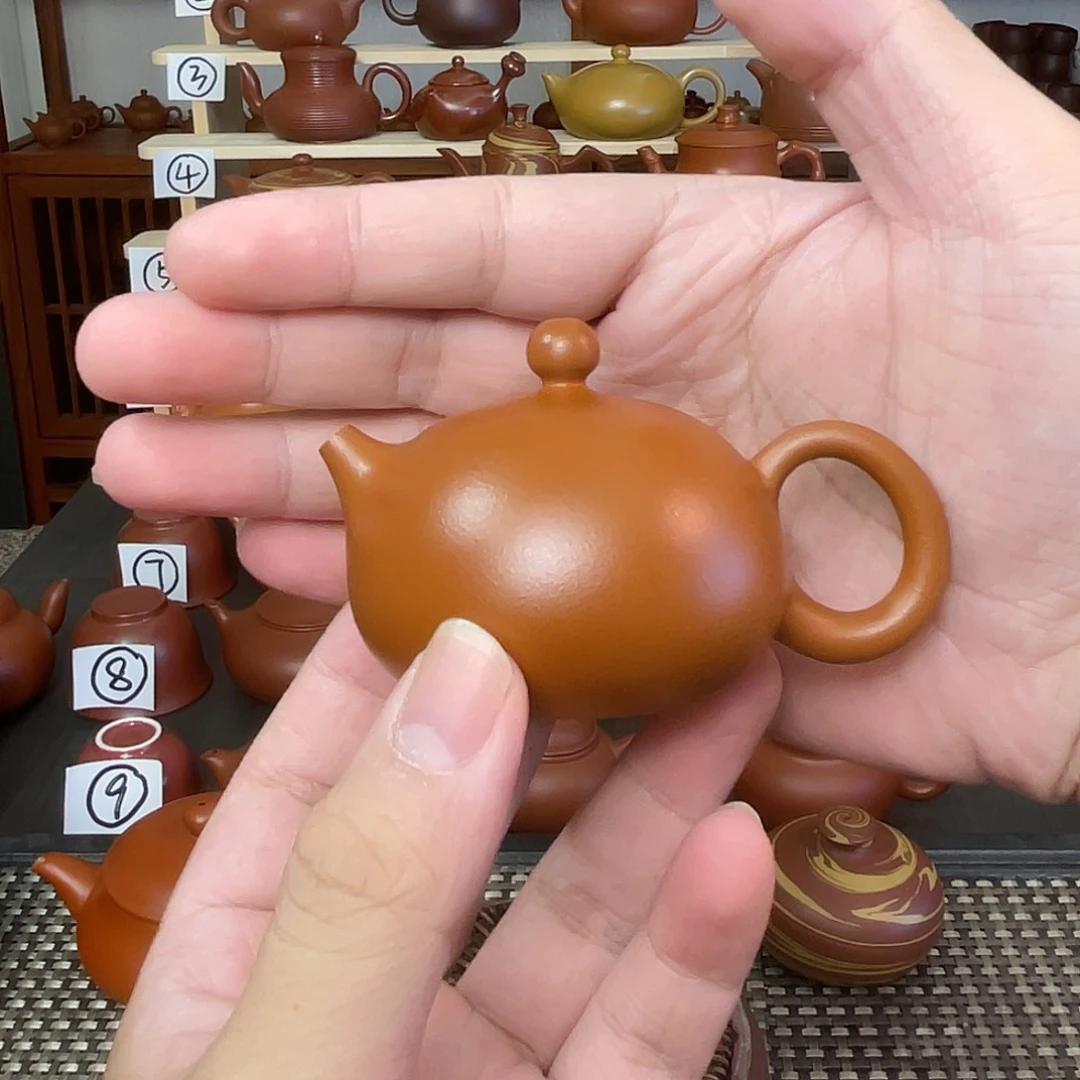 还***哥茶壶紫砂鸡蛋黄西施70cc